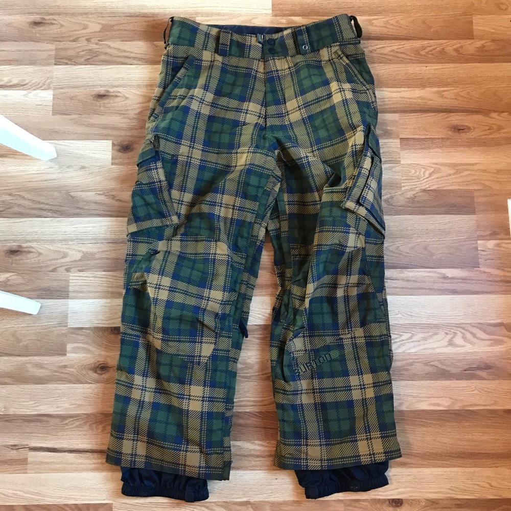 Burton plaid snowboard pants L